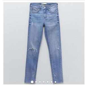 zara size 6 skinny jeans